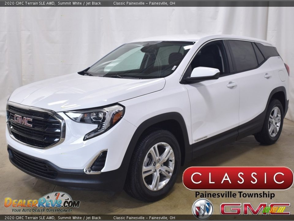 2020 GMC Terrain SLE AWD Summit White / Jet Black Photo #1