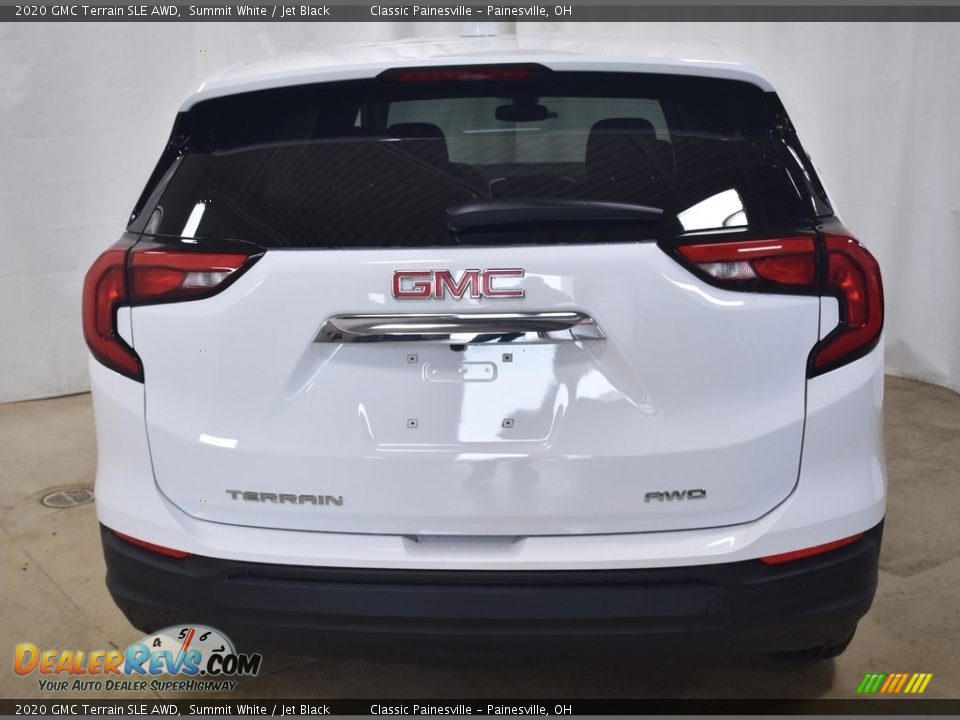 2020 GMC Terrain SLE AWD Summit White / Jet Black Photo #3