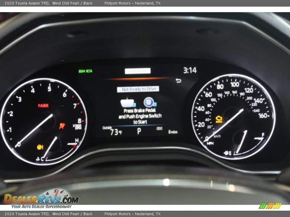 2020 Toyota Avalon TRD Wind Chill Pearl / Black Photo #13