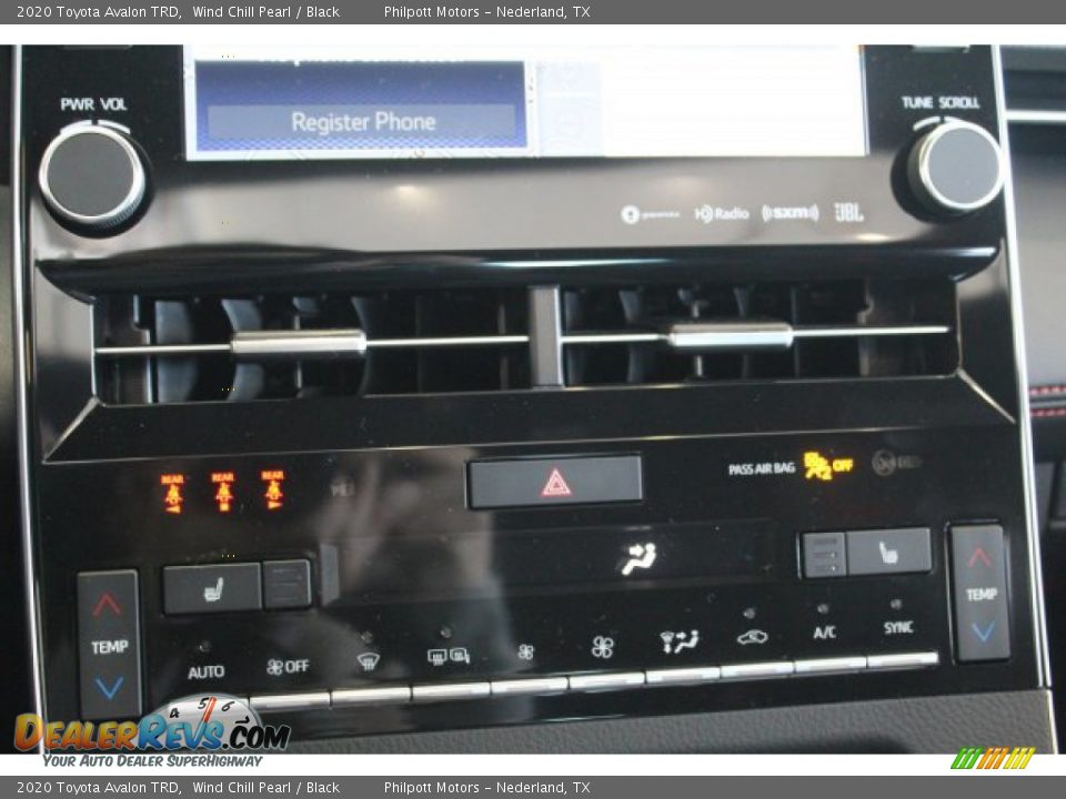 2020 Toyota Avalon TRD Wind Chill Pearl / Black Photo #16