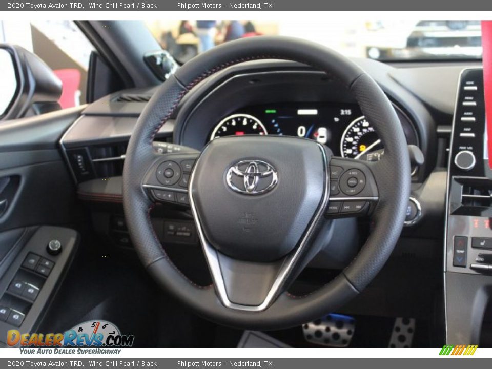 2020 Toyota Avalon TRD Wind Chill Pearl / Black Photo #23