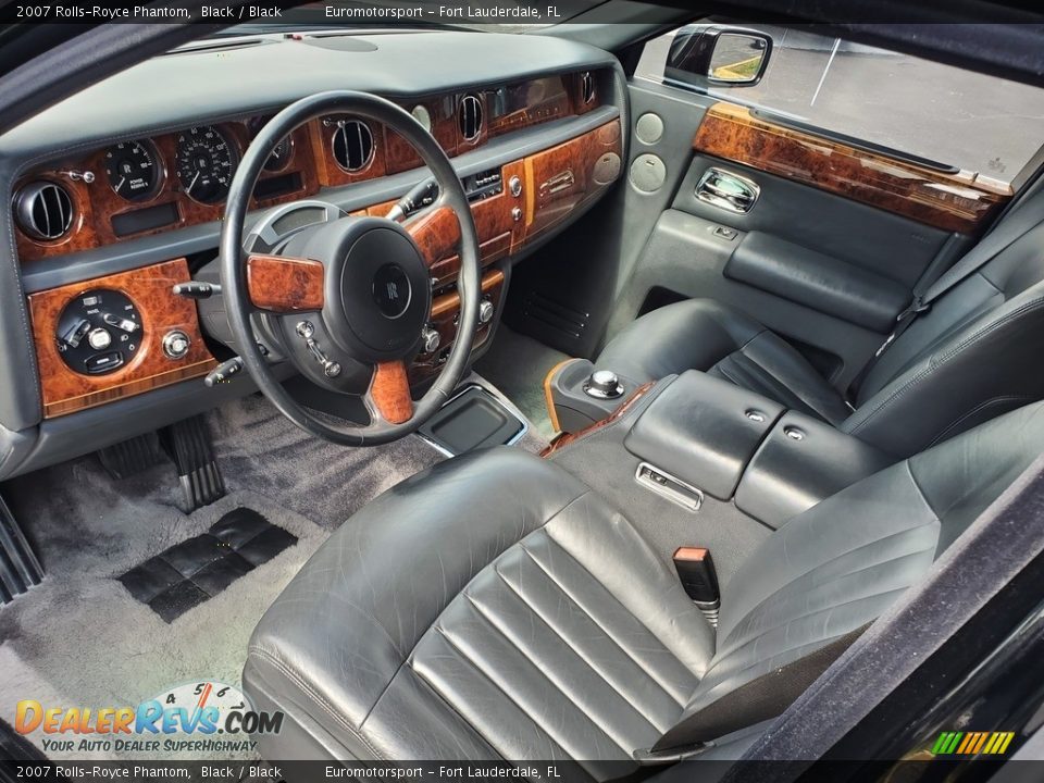 2007 Rolls-Royce Phantom Black / Black Photo #12
