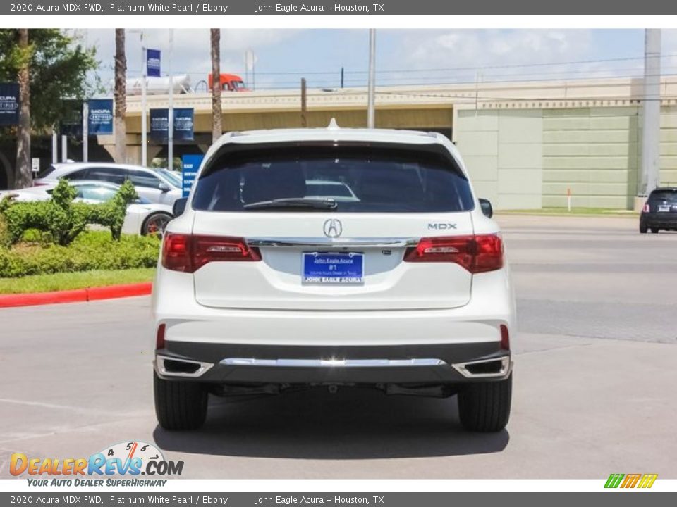 2020 Acura MDX FWD Platinum White Pearl / Ebony Photo #6