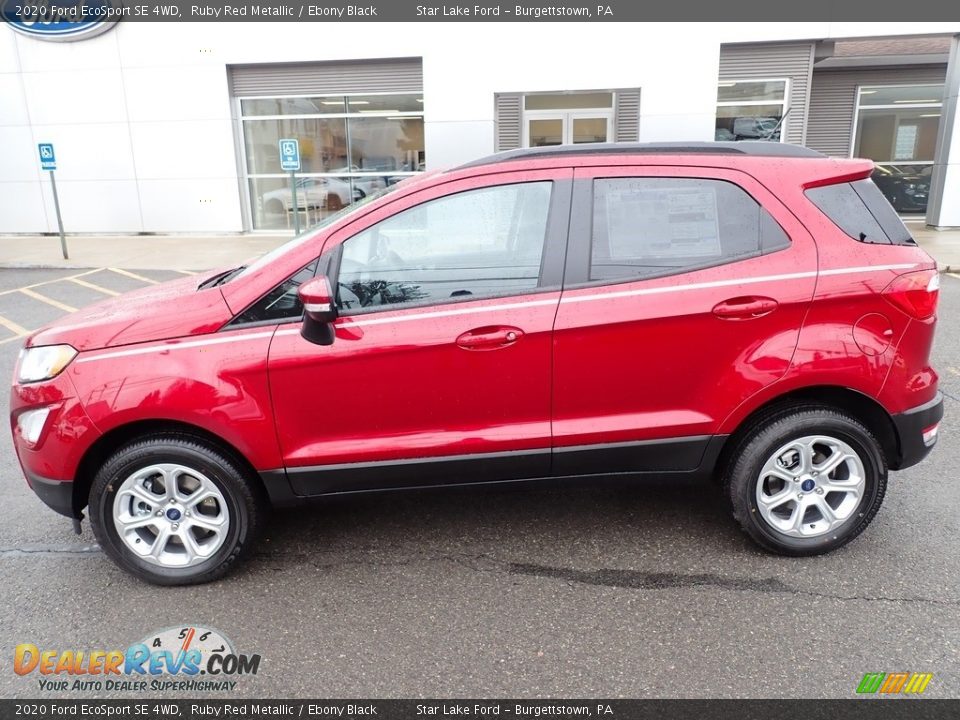 Ruby Red Metallic 2020 Ford EcoSport SE 4WD Photo #2