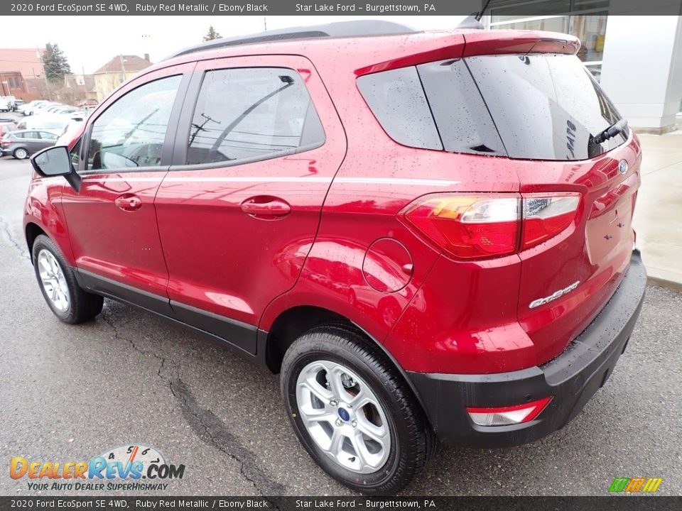 2020 Ford EcoSport SE 4WD Ruby Red Metallic / Ebony Black Photo #3