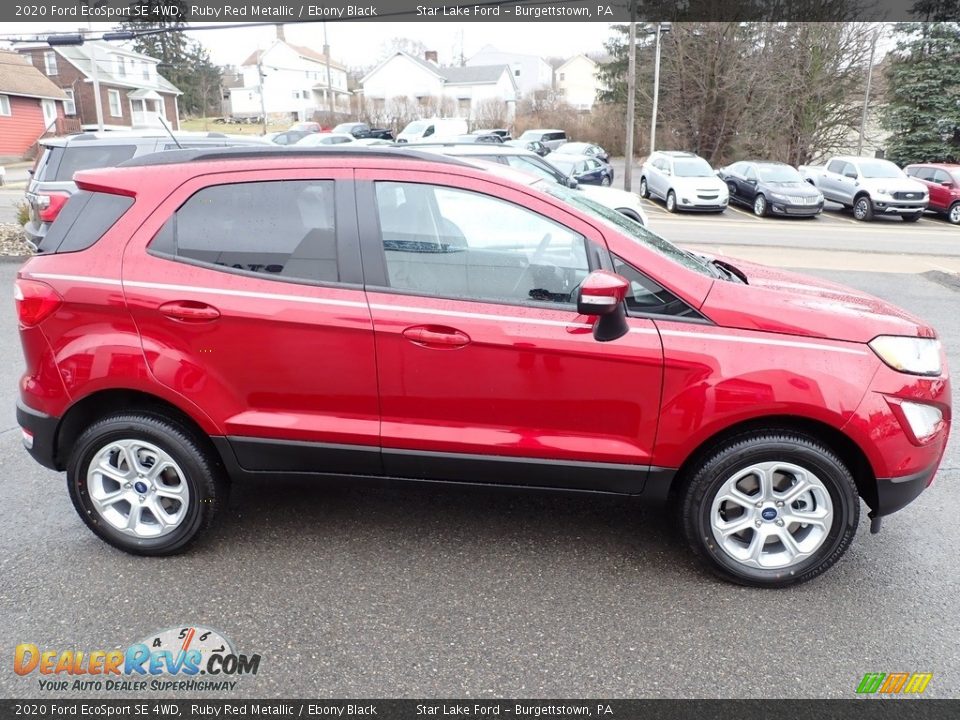 2020 Ford EcoSport SE 4WD Ruby Red Metallic / Ebony Black Photo #7