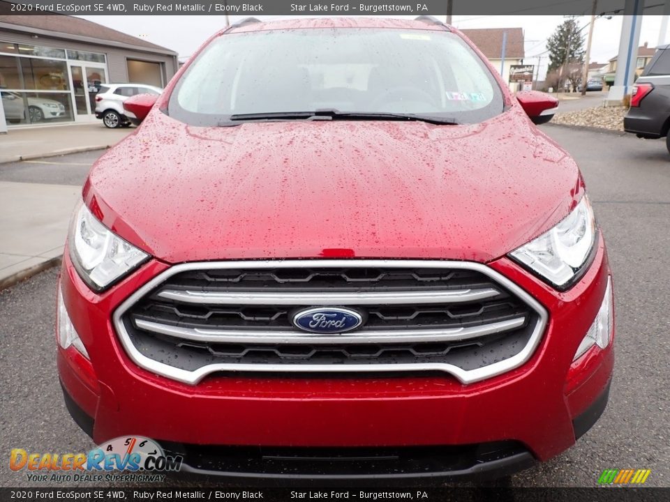 2020 Ford EcoSport SE 4WD Ruby Red Metallic / Ebony Black Photo #9