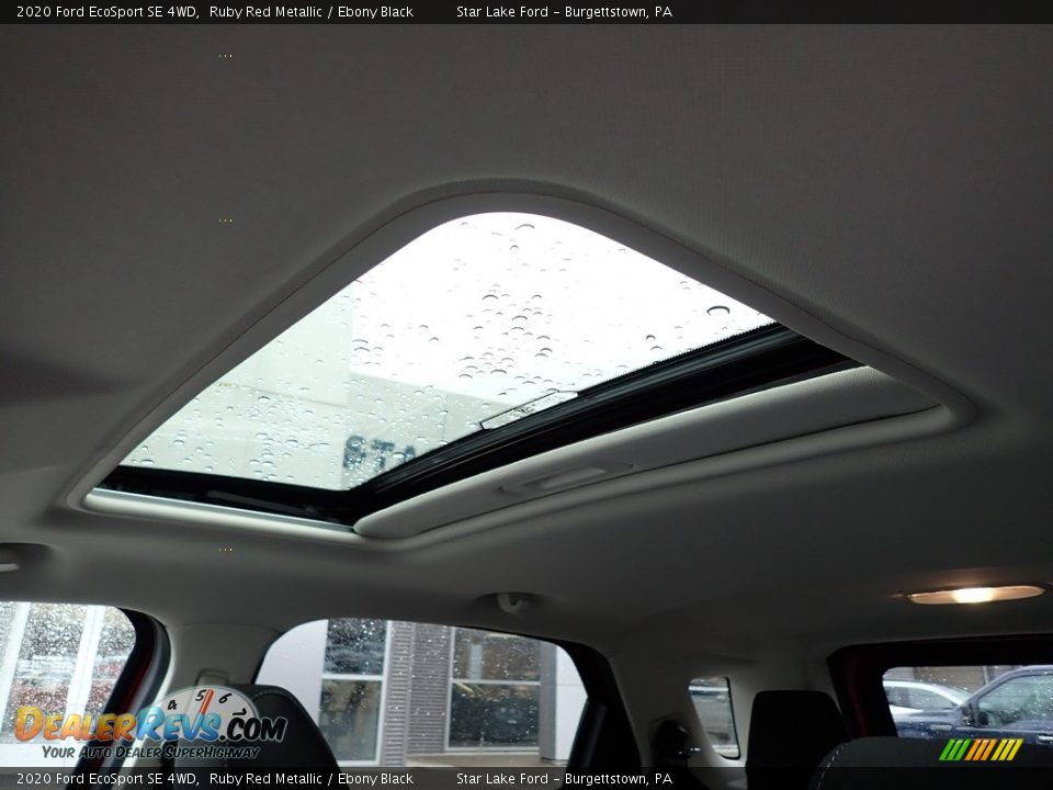 2020 Ford EcoSport SE 4WD Ruby Red Metallic / Ebony Black Photo #16