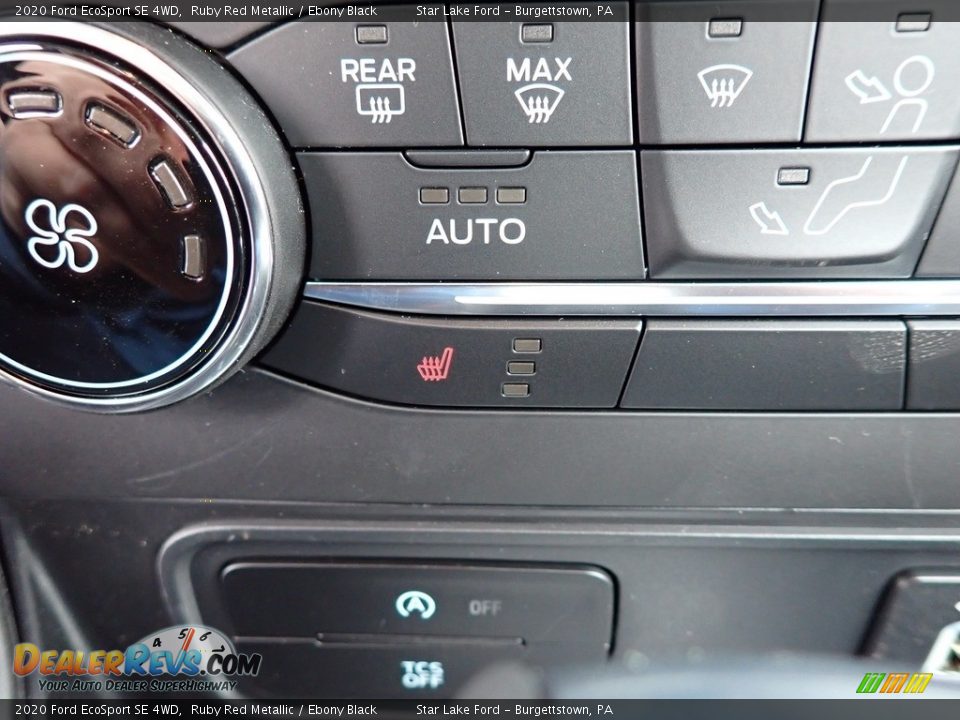 2020 Ford EcoSport SE 4WD Ruby Red Metallic / Ebony Black Photo #18