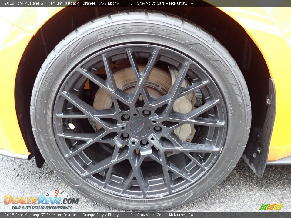 2018 Ford Mustang GT Premium Fastback Orange Fury / Ebony Photo #9