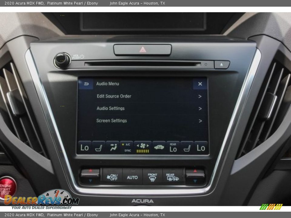 2020 Acura MDX FWD Platinum White Pearl / Ebony Photo #30