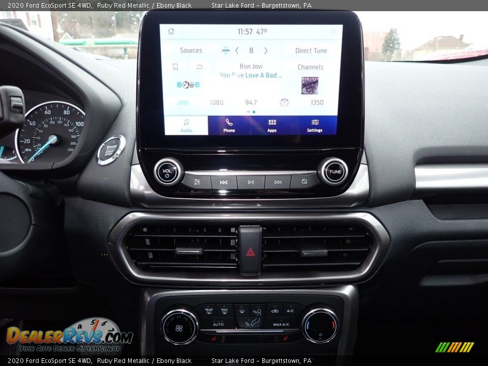 2020 Ford EcoSport SE 4WD Ruby Red Metallic / Ebony Black Photo #20