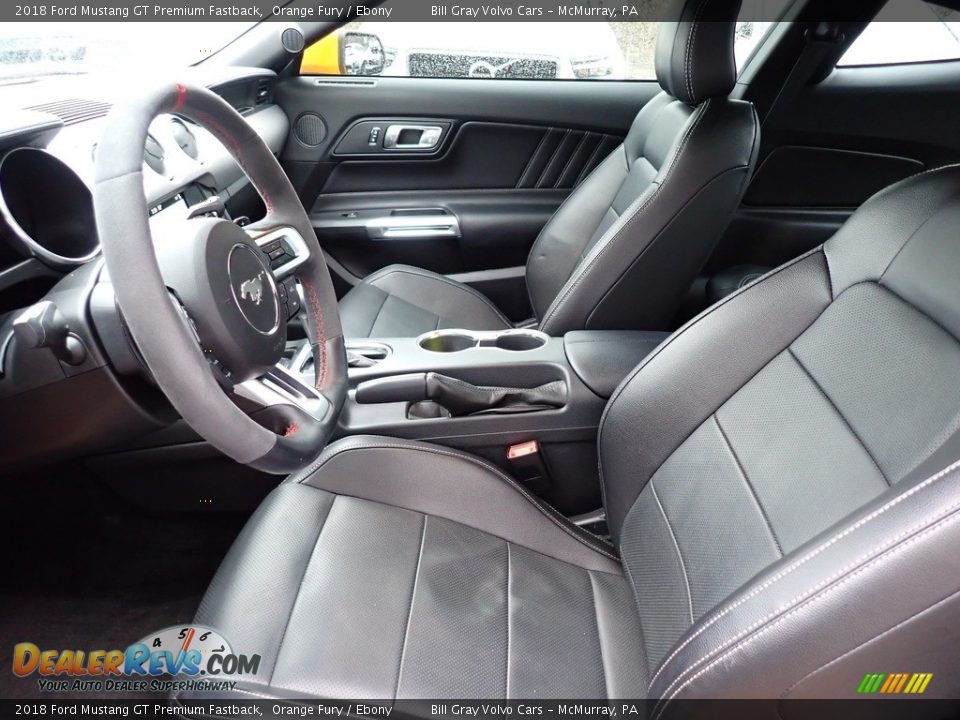 2018 Ford Mustang GT Premium Fastback Orange Fury / Ebony Photo #10