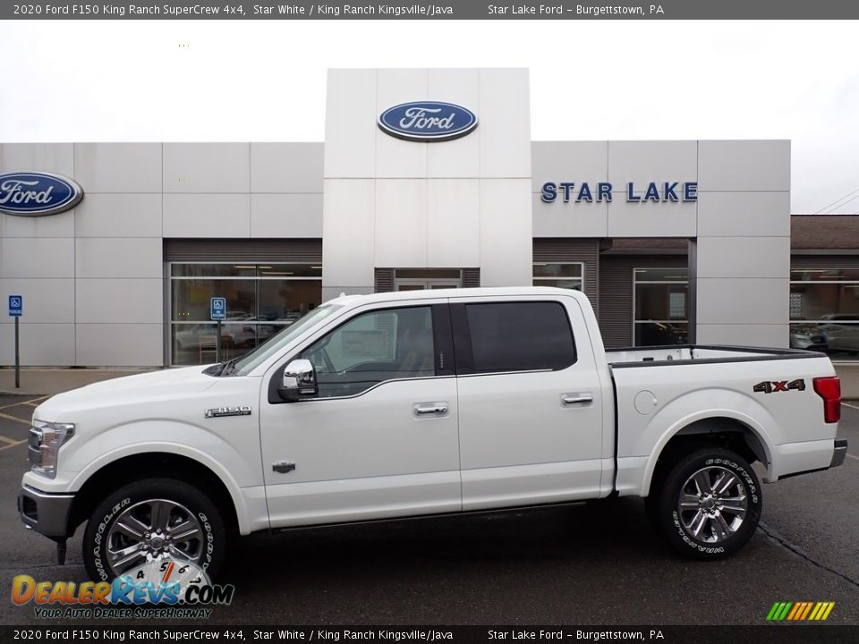 2020 Ford F150 King Ranch SuperCrew 4x4 Star White / King Ranch Kingsville/Java Photo #1