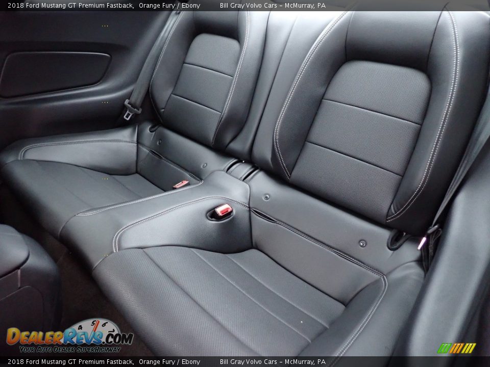 2018 Ford Mustang GT Premium Fastback Orange Fury / Ebony Photo #11