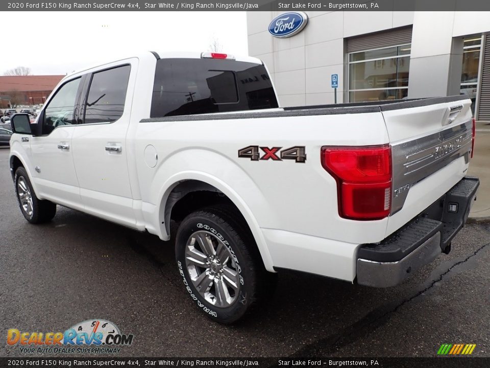 2020 Ford F150 King Ranch SuperCrew 4x4 Star White / King Ranch Kingsville/Java Photo #3