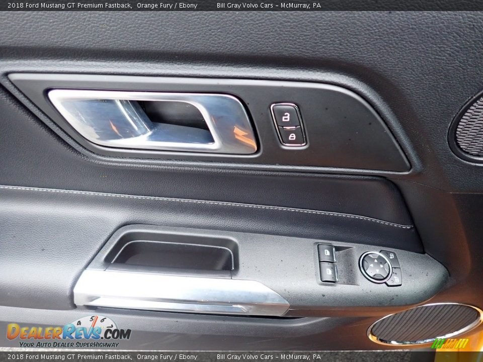 2018 Ford Mustang GT Premium Fastback Orange Fury / Ebony Photo #13