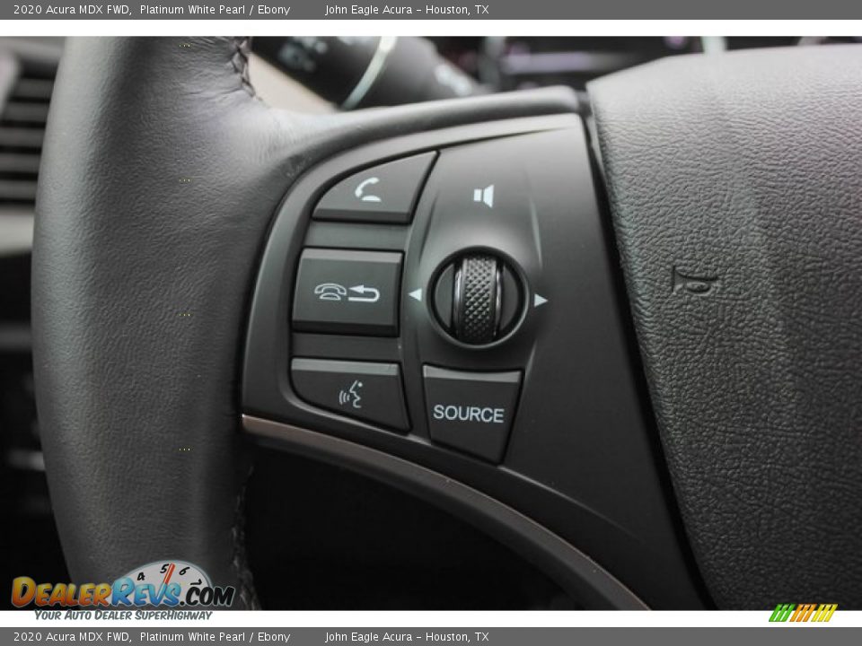 2020 Acura MDX FWD Platinum White Pearl / Ebony Photo #36