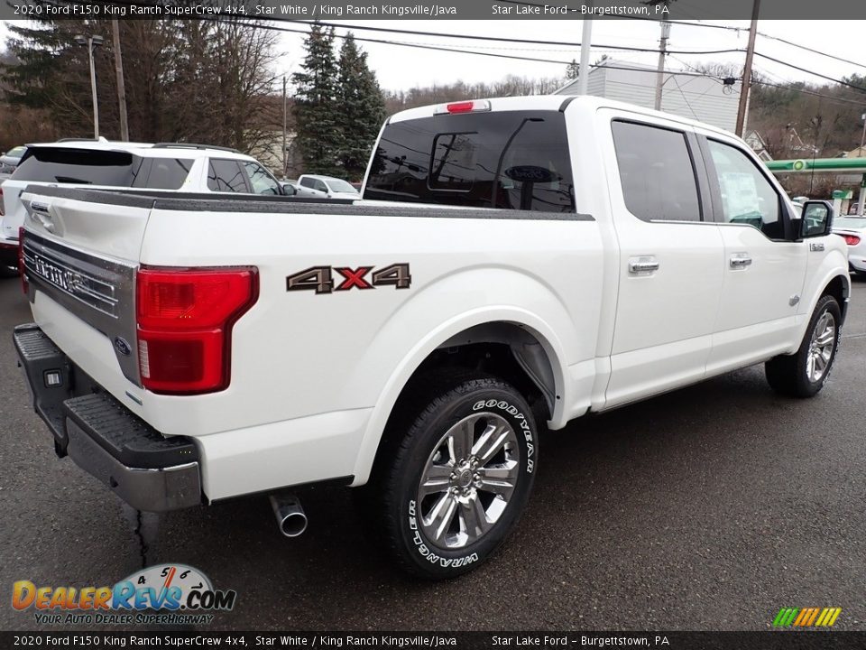 2020 Ford F150 King Ranch SuperCrew 4x4 Star White / King Ranch Kingsville/Java Photo #5