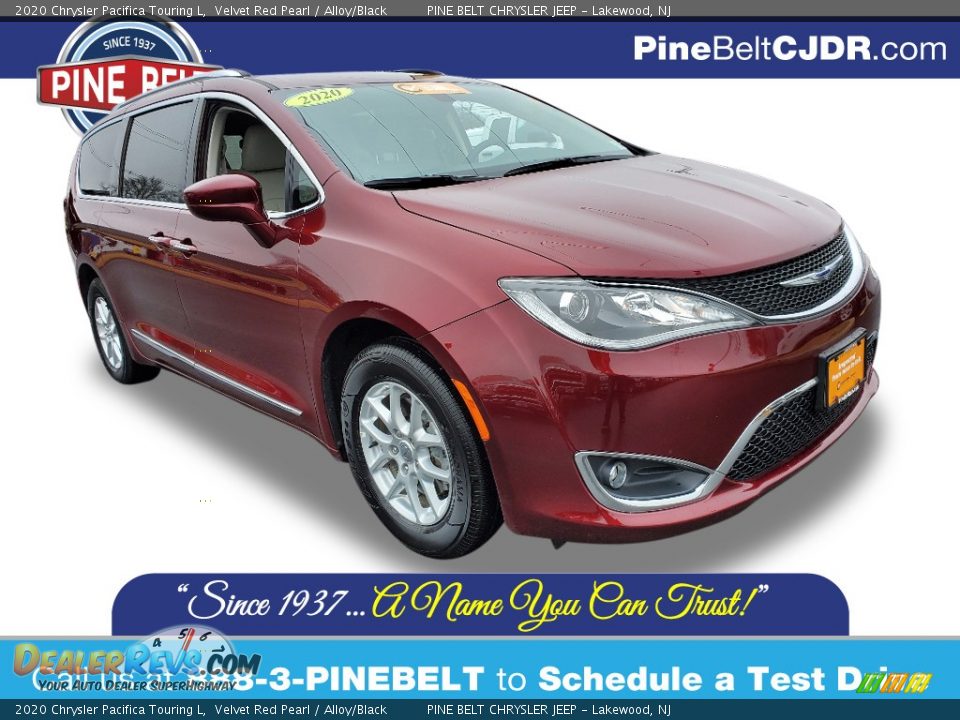2020 Chrysler Pacifica Touring L Velvet Red Pearl / Alloy/Black Photo #1