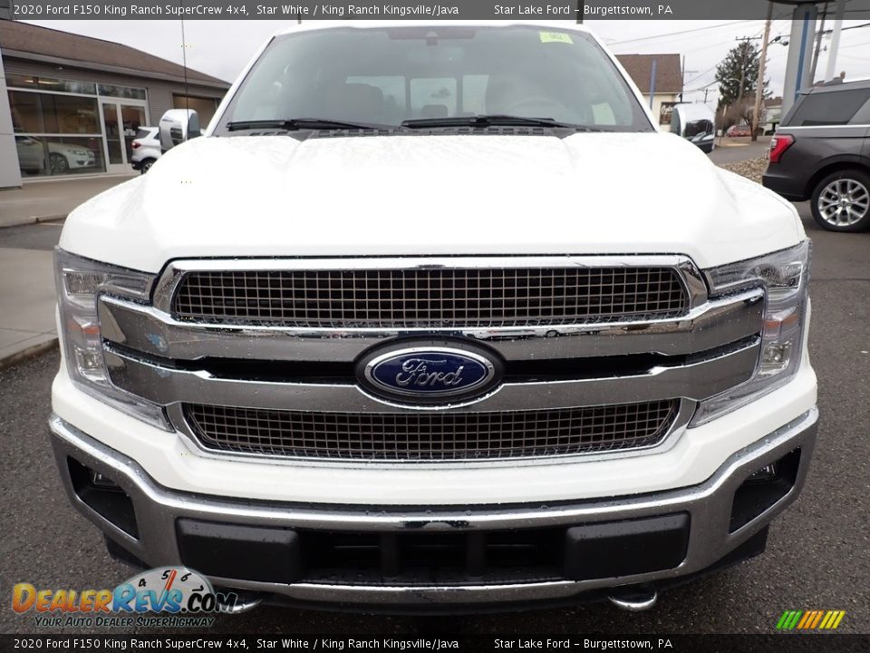 2020 Ford F150 King Ranch SuperCrew 4x4 Star White / King Ranch Kingsville/Java Photo #8