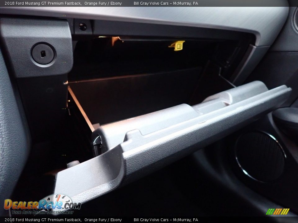 2018 Ford Mustang GT Premium Fastback Orange Fury / Ebony Photo #20