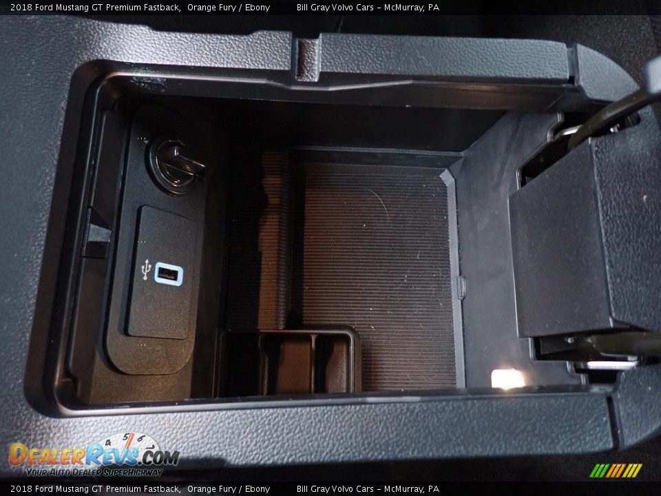2018 Ford Mustang GT Premium Fastback Orange Fury / Ebony Photo #21