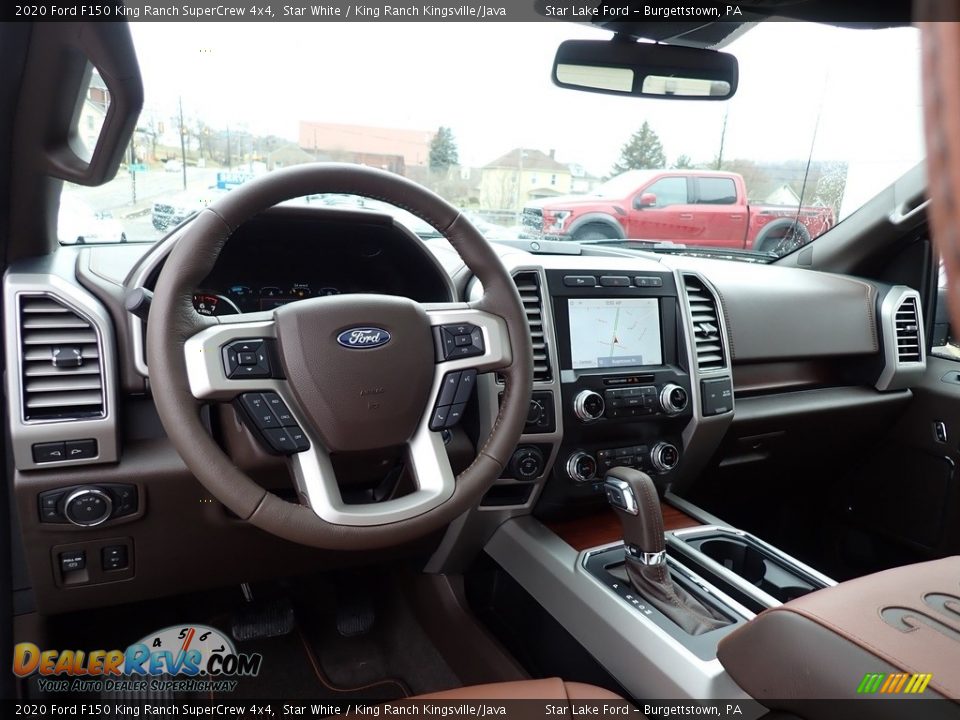 2020 Ford F150 King Ranch SuperCrew 4x4 Star White / King Ranch Kingsville/Java Photo #11