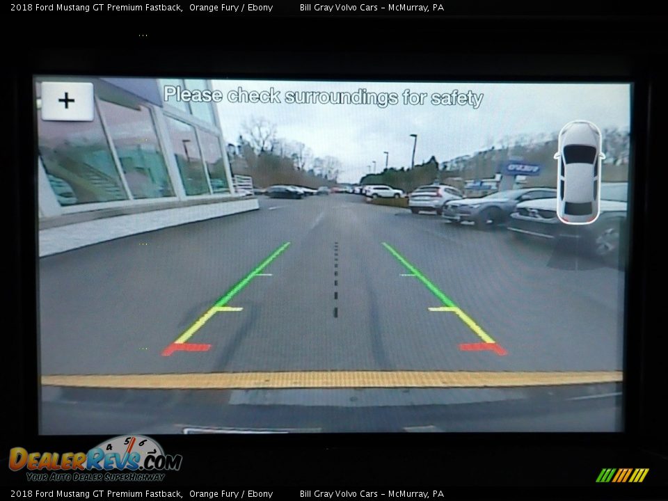 2018 Ford Mustang GT Premium Fastback Orange Fury / Ebony Photo #23