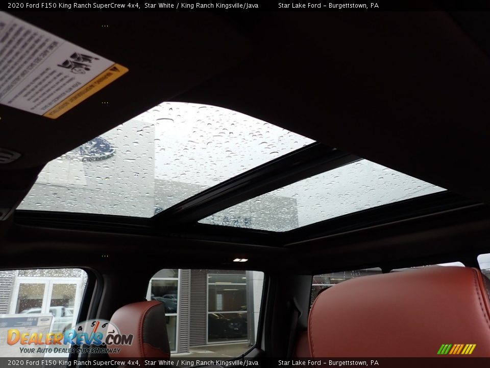 Sunroof of 2020 Ford F150 King Ranch SuperCrew 4x4 Photo #15