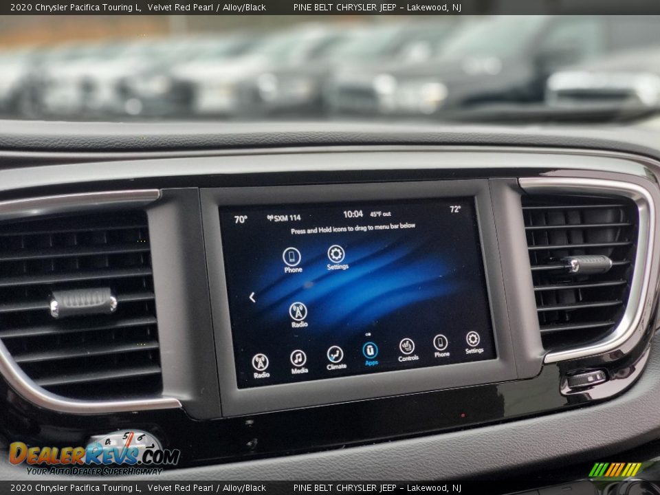 2020 Chrysler Pacifica Touring L Velvet Red Pearl / Alloy/Black Photo #9