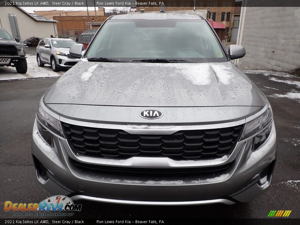 2021 Kia Seltos LX AWD Steel Gray / Black Photo #8