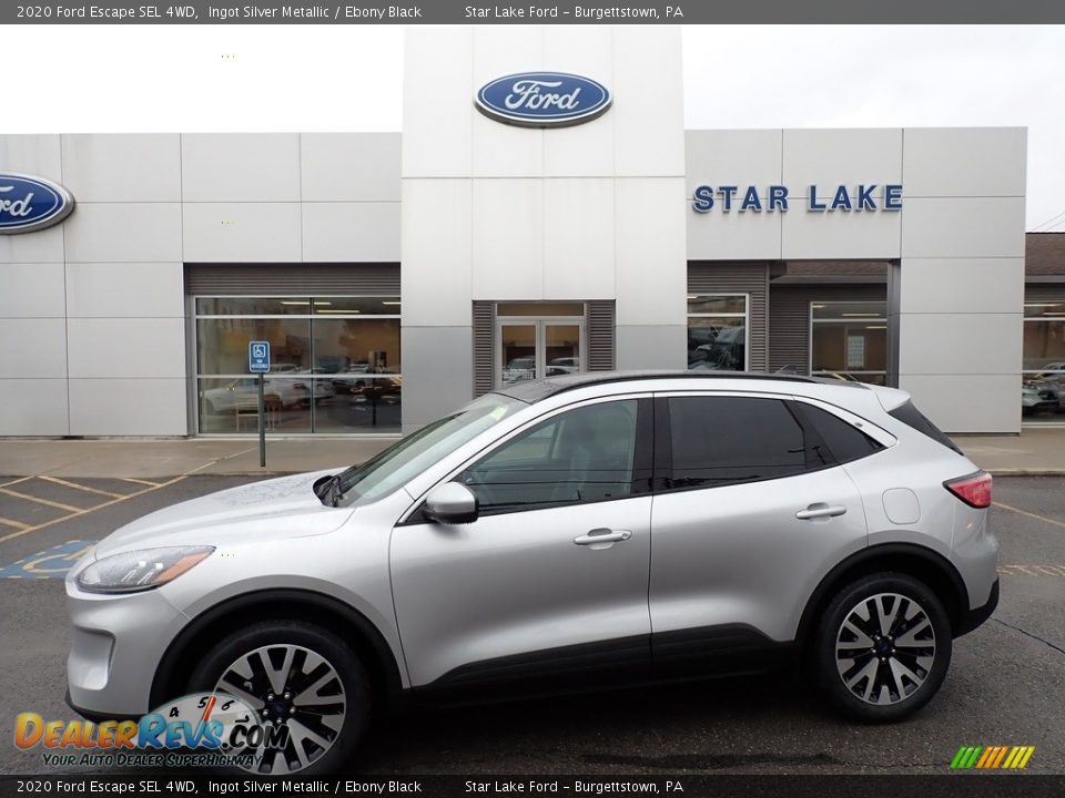 2020 Ford Escape SEL 4WD Ingot Silver Metallic / Ebony Black Photo #1