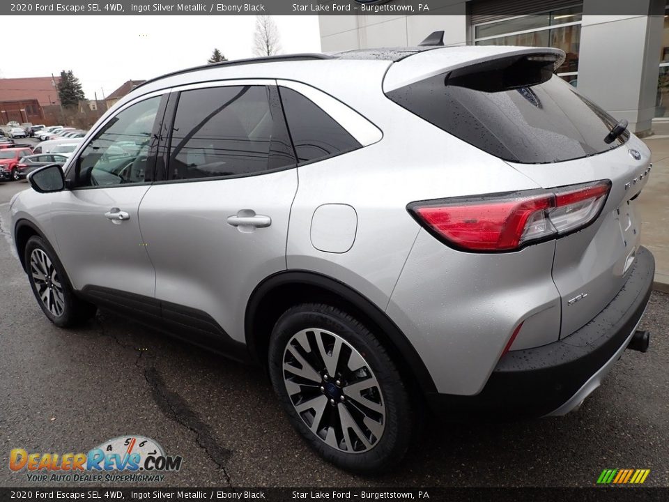 2020 Ford Escape SEL 4WD Ingot Silver Metallic / Ebony Black Photo #3