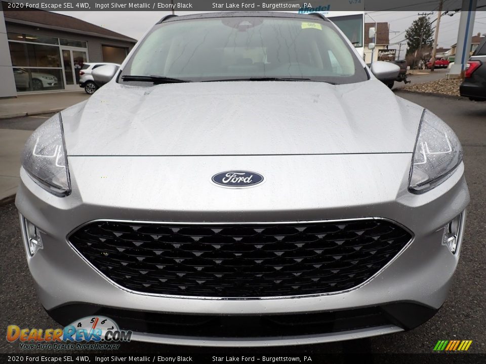 2020 Ford Escape SEL 4WD Ingot Silver Metallic / Ebony Black Photo #9