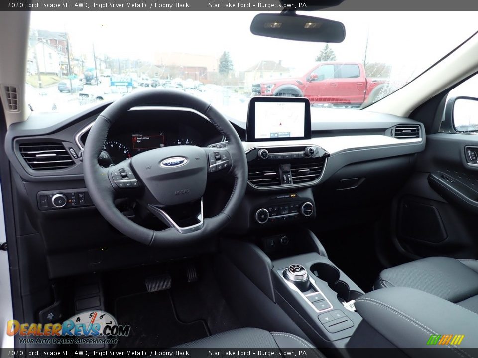 2020 Ford Escape SEL 4WD Ingot Silver Metallic / Ebony Black Photo #12