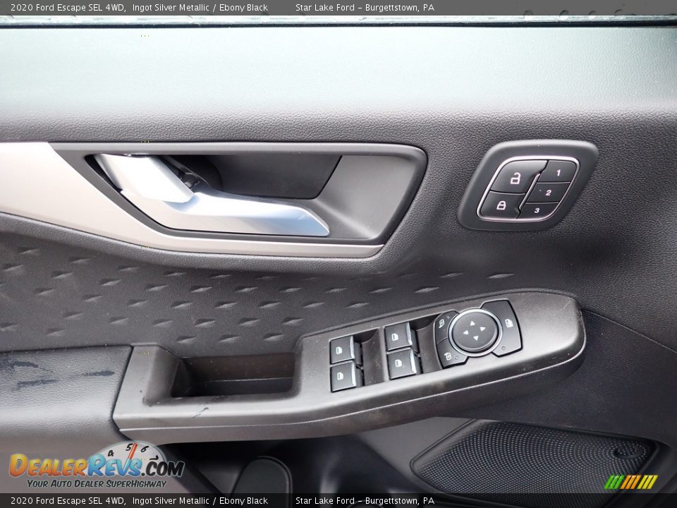 2020 Ford Escape SEL 4WD Ingot Silver Metallic / Ebony Black Photo #13