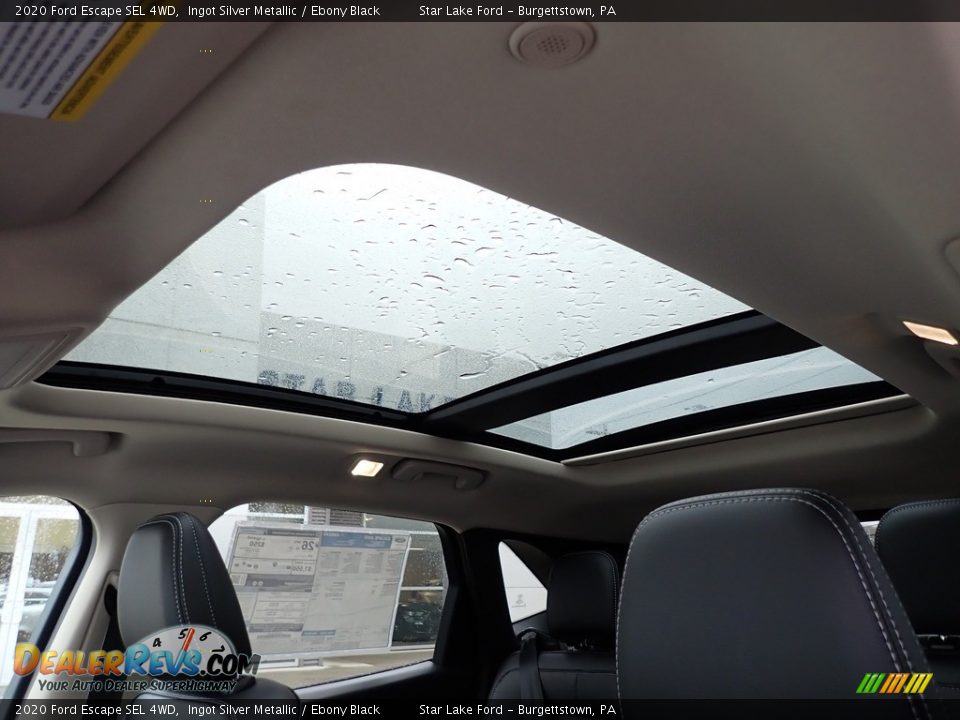 2020 Ford Escape SEL 4WD Ingot Silver Metallic / Ebony Black Photo #16