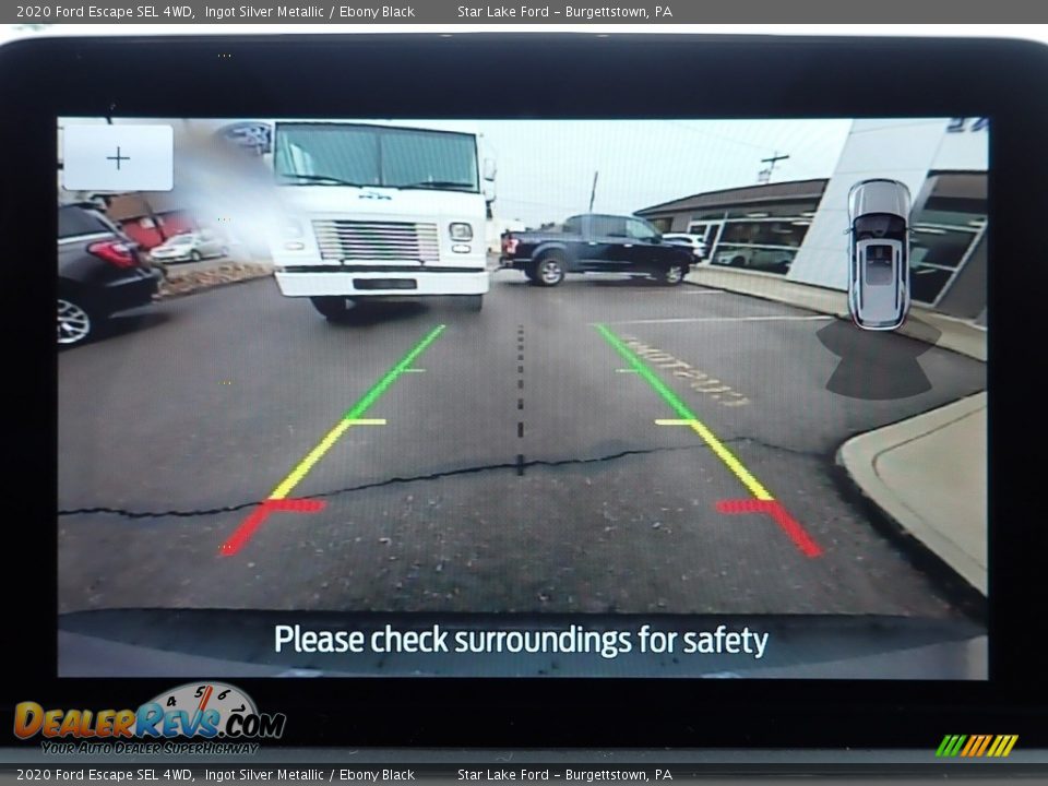 2020 Ford Escape SEL 4WD Ingot Silver Metallic / Ebony Black Photo #19