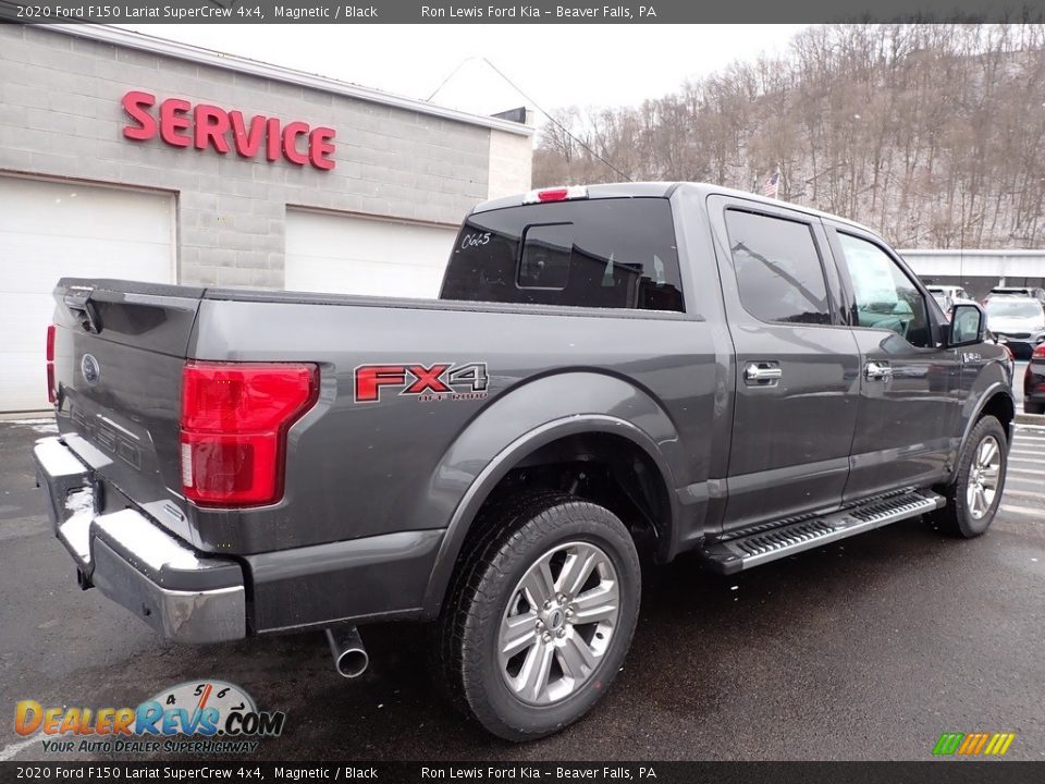 2020 Ford F150 Lariat SuperCrew 4x4 Magnetic / Black Photo #2