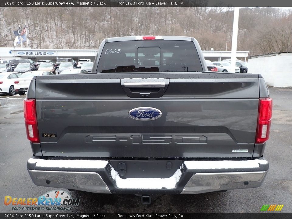 2020 Ford F150 Lariat SuperCrew 4x4 Magnetic / Black Photo #3
