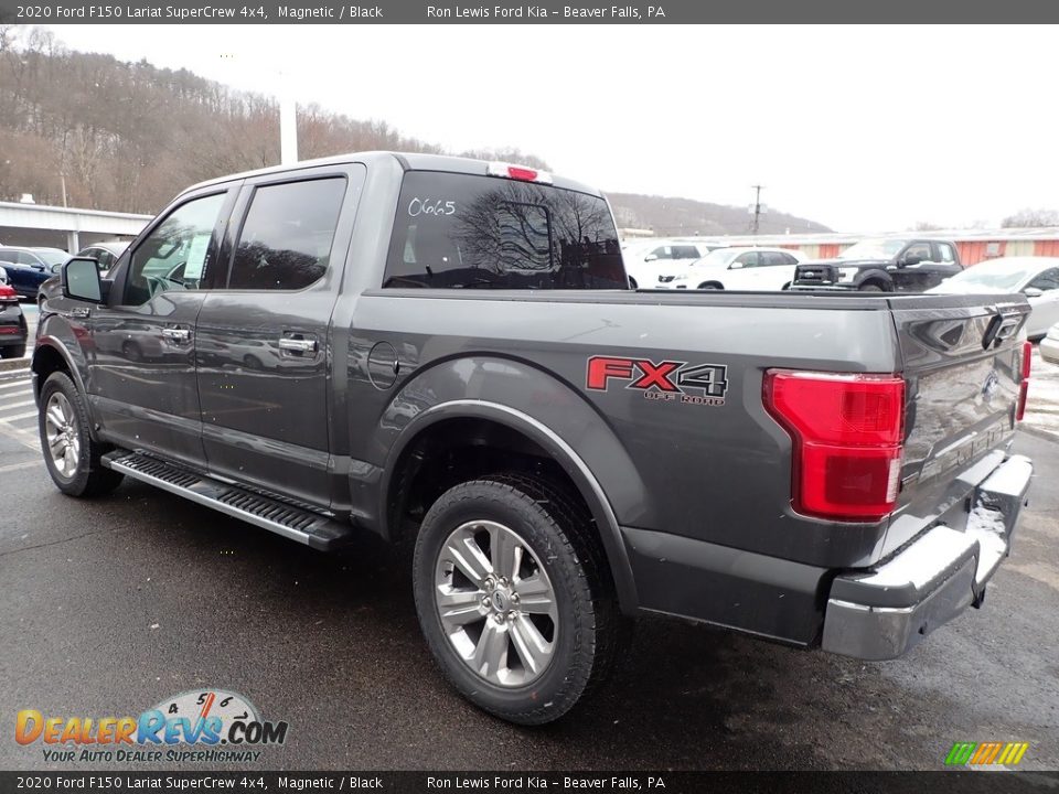 2020 Ford F150 Lariat SuperCrew 4x4 Magnetic / Black Photo #4