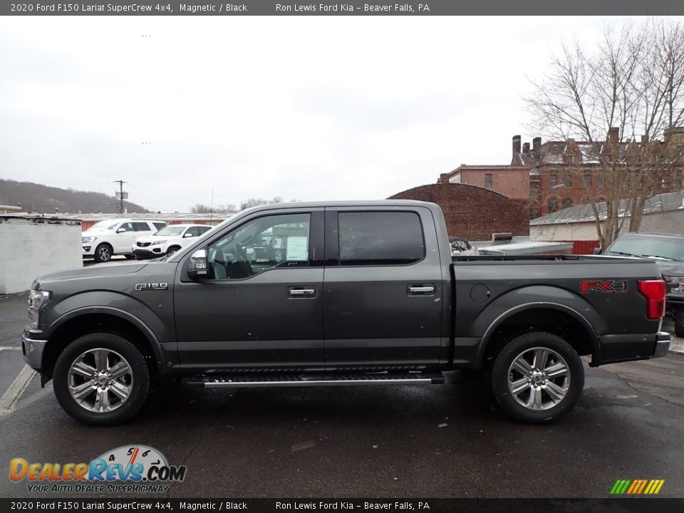 2020 Ford F150 Lariat SuperCrew 4x4 Magnetic / Black Photo #5