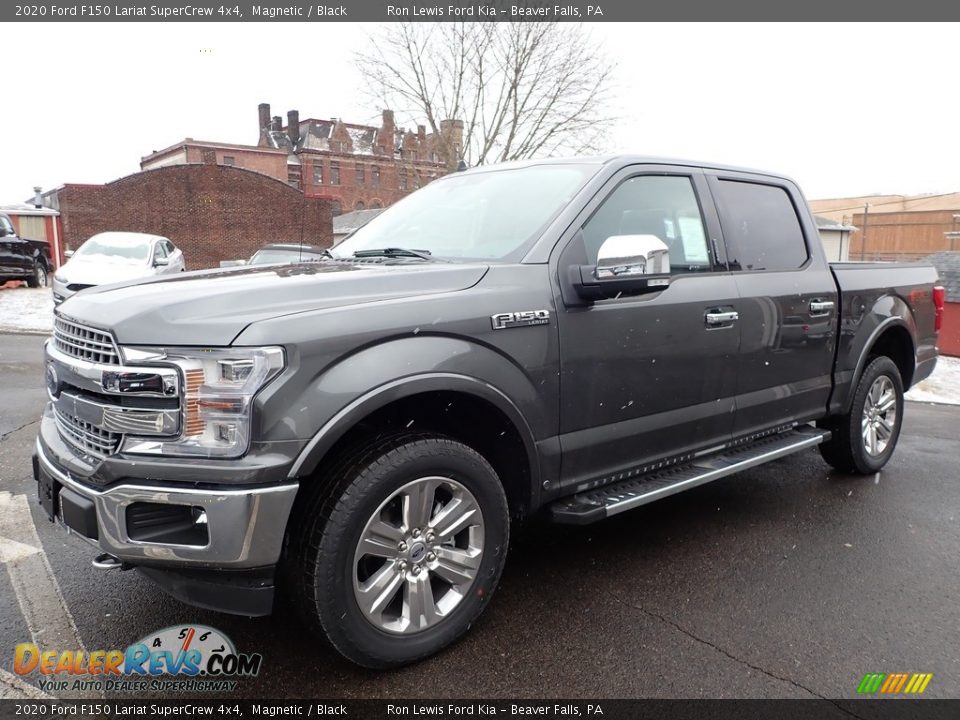 2020 Ford F150 Lariat SuperCrew 4x4 Magnetic / Black Photo #6
