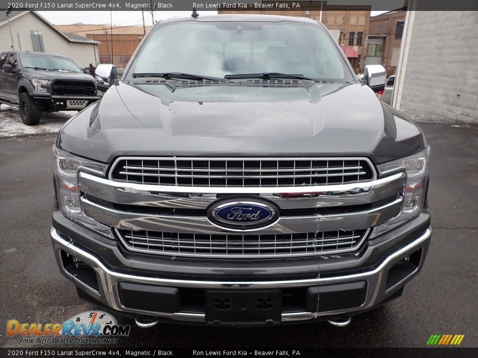 2020 Ford F150 Lariat SuperCrew 4x4 Magnetic / Black Photo #7