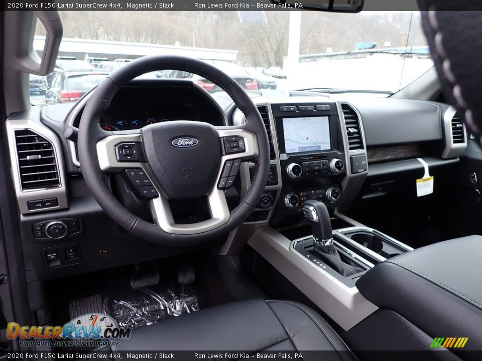 2020 Ford F150 Lariat SuperCrew 4x4 Magnetic / Black Photo #13
