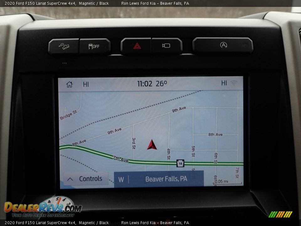 Navigation of 2020 Ford F150 Lariat SuperCrew 4x4 Photo #19