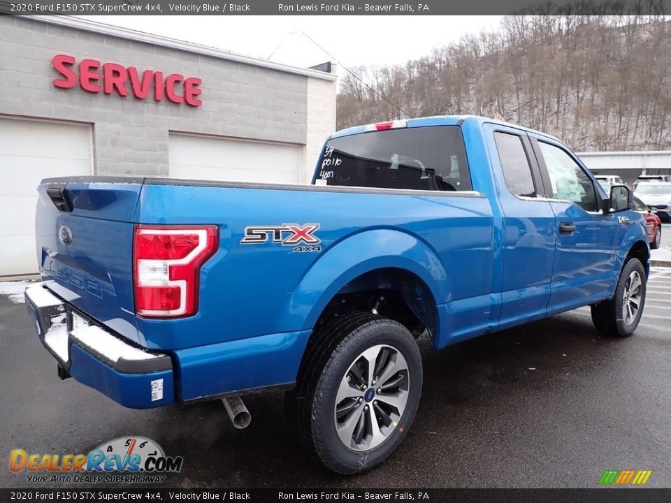 2020 Ford F150 STX SuperCrew 4x4 Velocity Blue / Black Photo #2