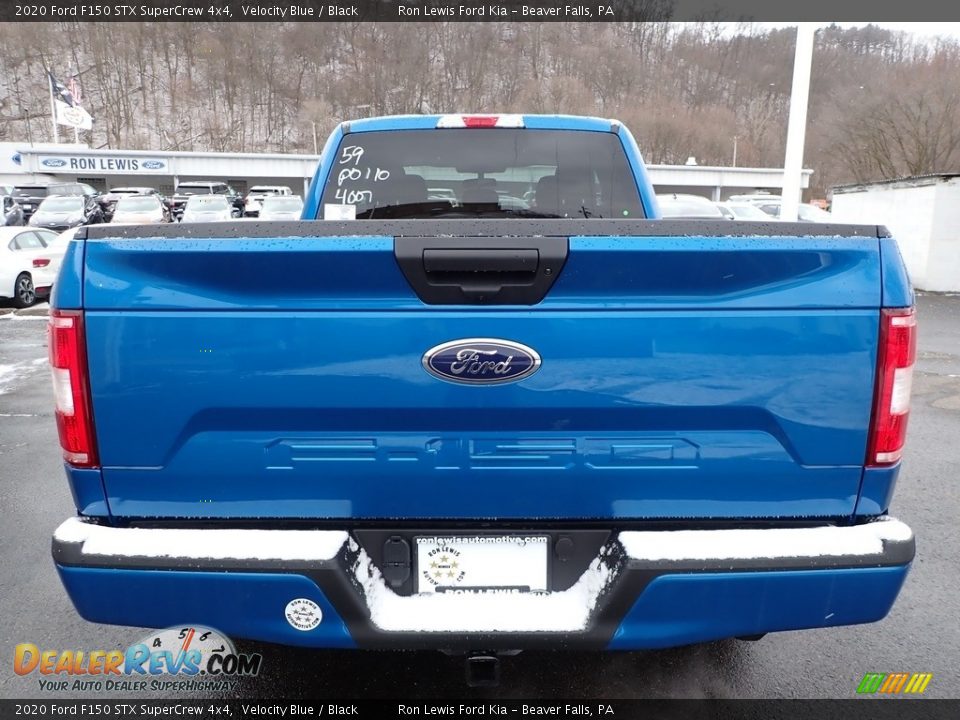 2020 Ford F150 STX SuperCrew 4x4 Velocity Blue / Black Photo #3
