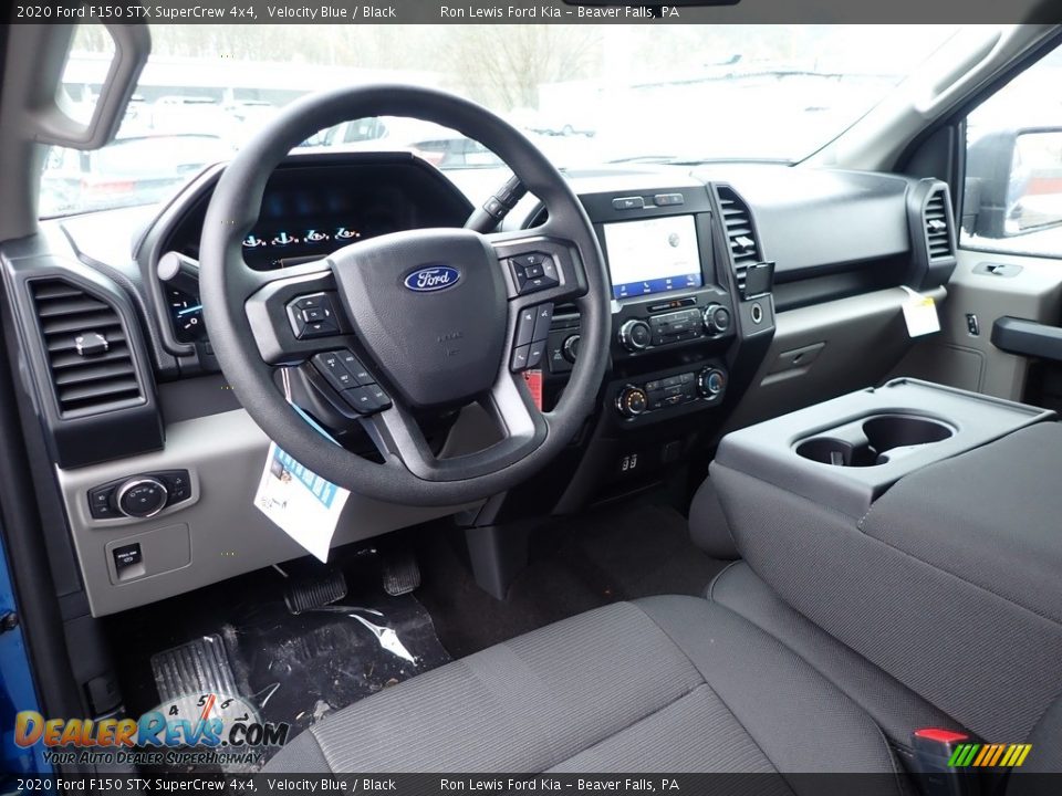 2020 Ford F150 STX SuperCrew 4x4 Velocity Blue / Black Photo #13